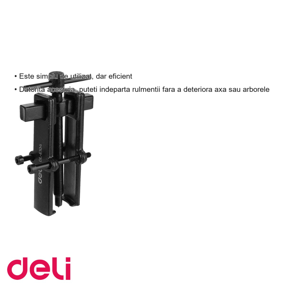 Extractor rulmenti Deli 4 inch, unealta reglabila cu falci ajustabile, pentru ateliere auto si mecanice [3]