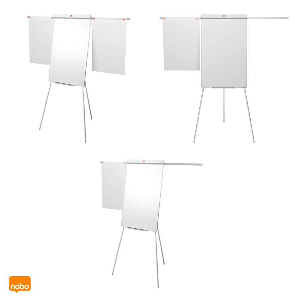 Flipchart magnetic Nobo Classic Nano Clean cu trepied si brate laterale, 69x100 cm [4]