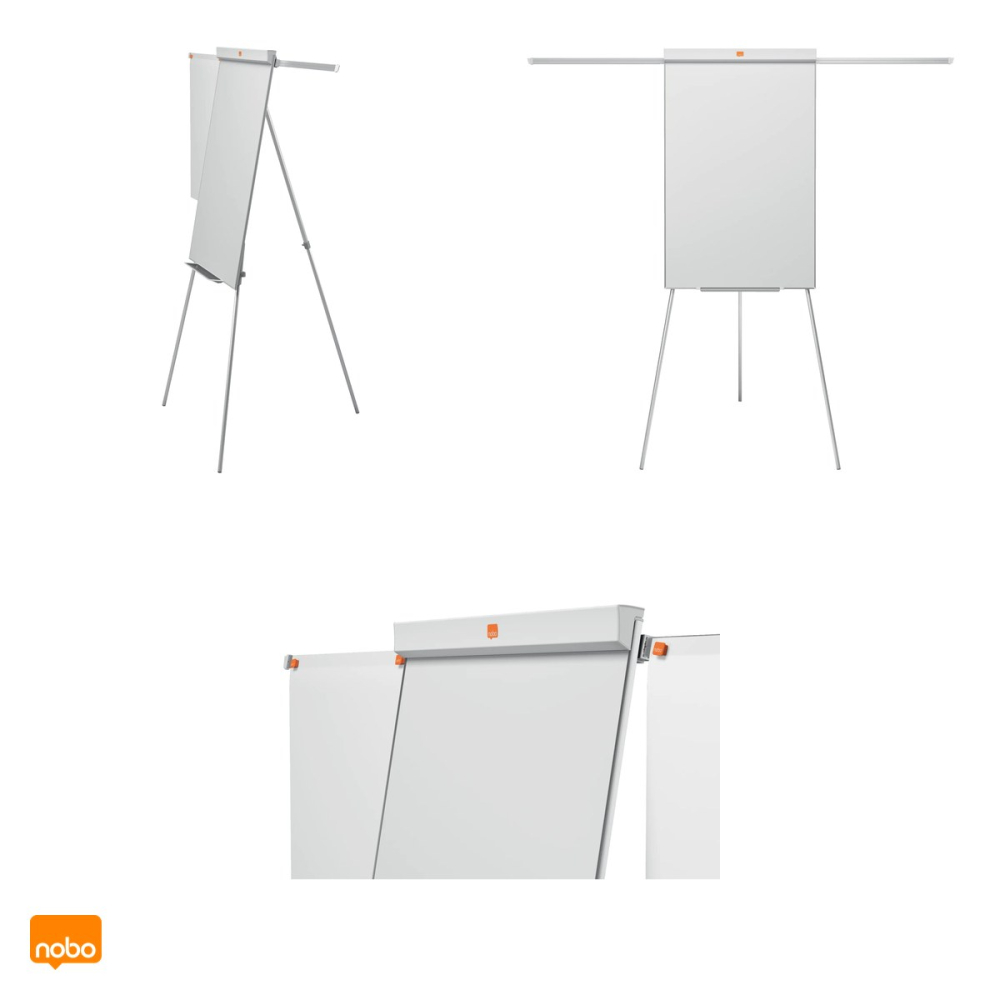 Flipchart magnetic Nobo Classic Nano Clean cu trepied si brate laterale, 69x100 cm [5]