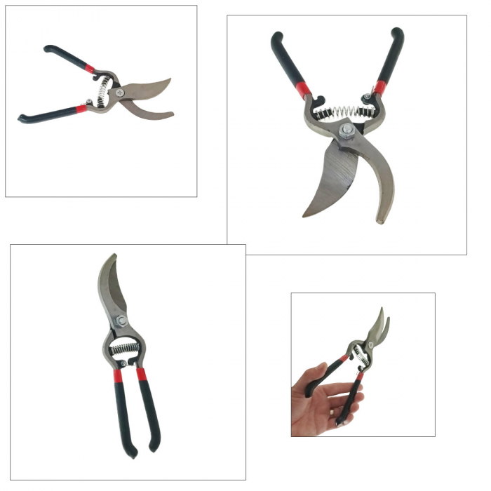 Foarfeca bypass pentru crengi, cu arc, TCA-12555, lungime 250 mm, cu manere izolate [5]