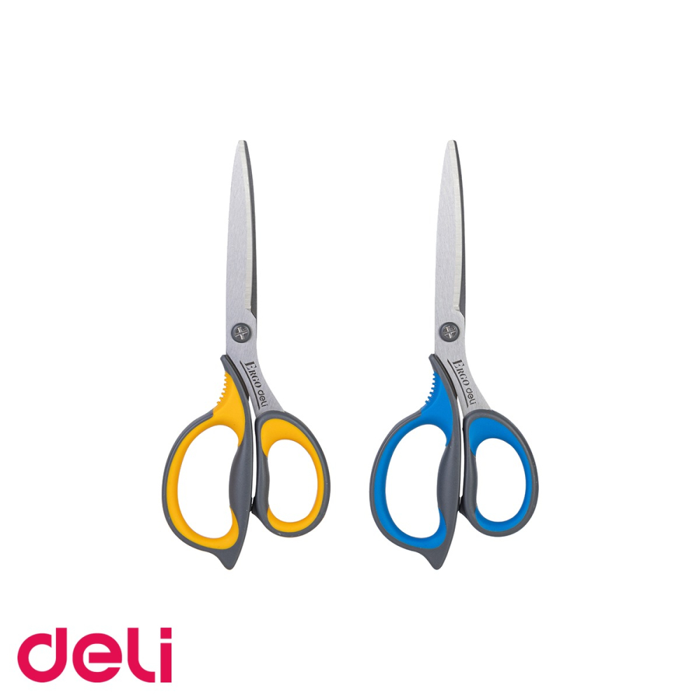 Foarfeca de birou Deli, lama din otel inoxidabil 21cm, grip confortabil, pentru uz zilnic la birou [4]