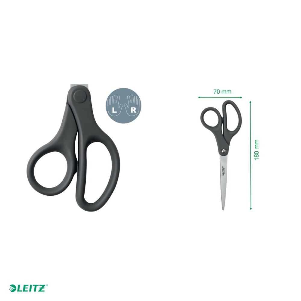 Foarfeca de birou Leitz Titanium, 18 cm, gri [5]