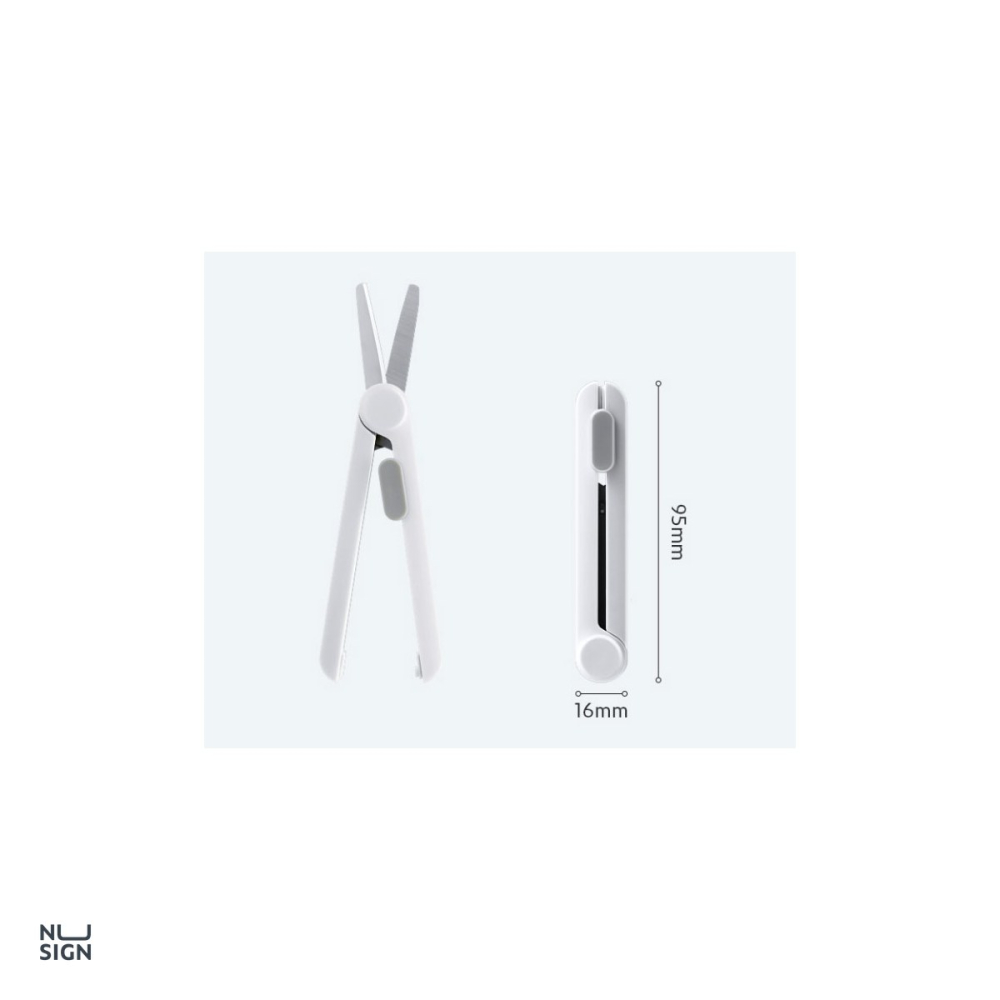 Foarfeca de birou telescopica Deli Nusign, 16 cm, 95x16x13.5 mm, roz [5]