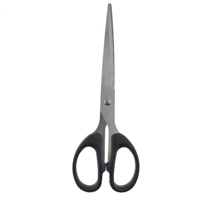 Foarfeca multifunctionala cu manere simetrice negre, model Classic 96009, lungime 18 cm, in blister [2]