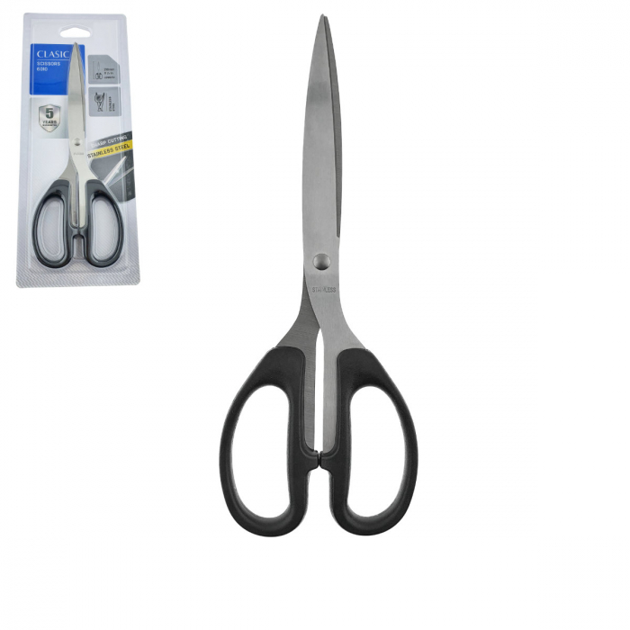Foarfeca multifunctionala cu manere simetrice negre, model Classic 96010, lungime 21 cm, in blister [1]