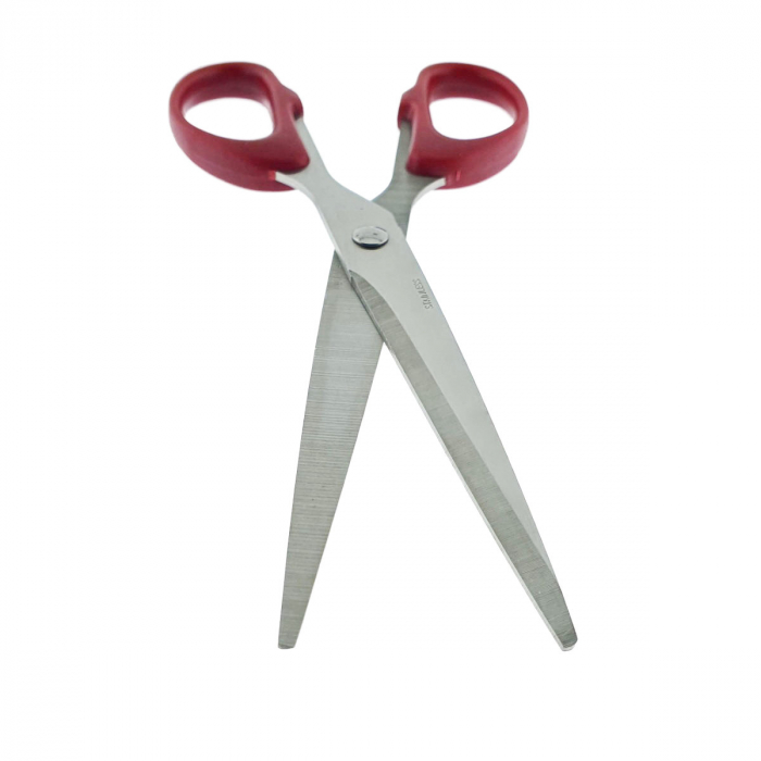 Foarfeca multifunctionala cu manere simetrice rosii, model Classic 96009, lungime 18 cm, in blister [4]