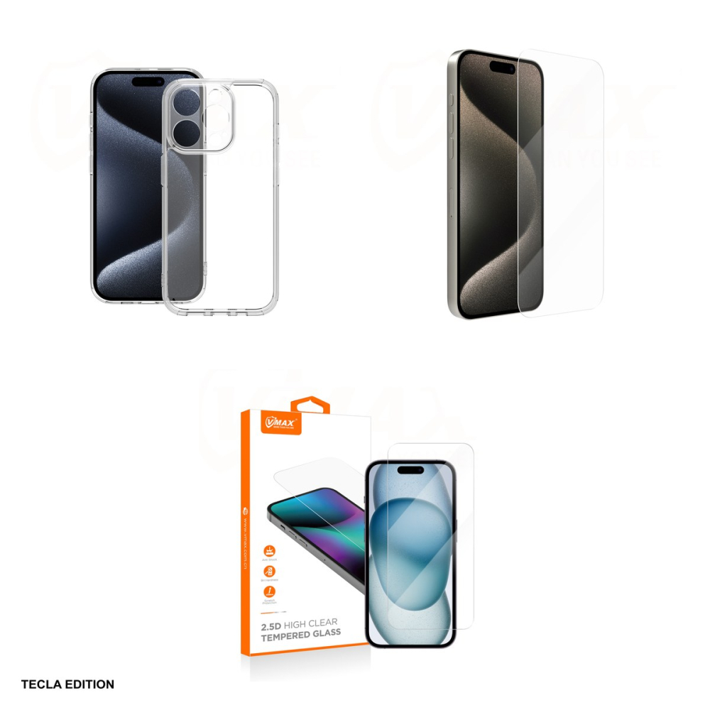 Folie sticla temperata 2,5D VMax pentru Apple iPhone 15 Plus / iPhone 16 Plus [4]