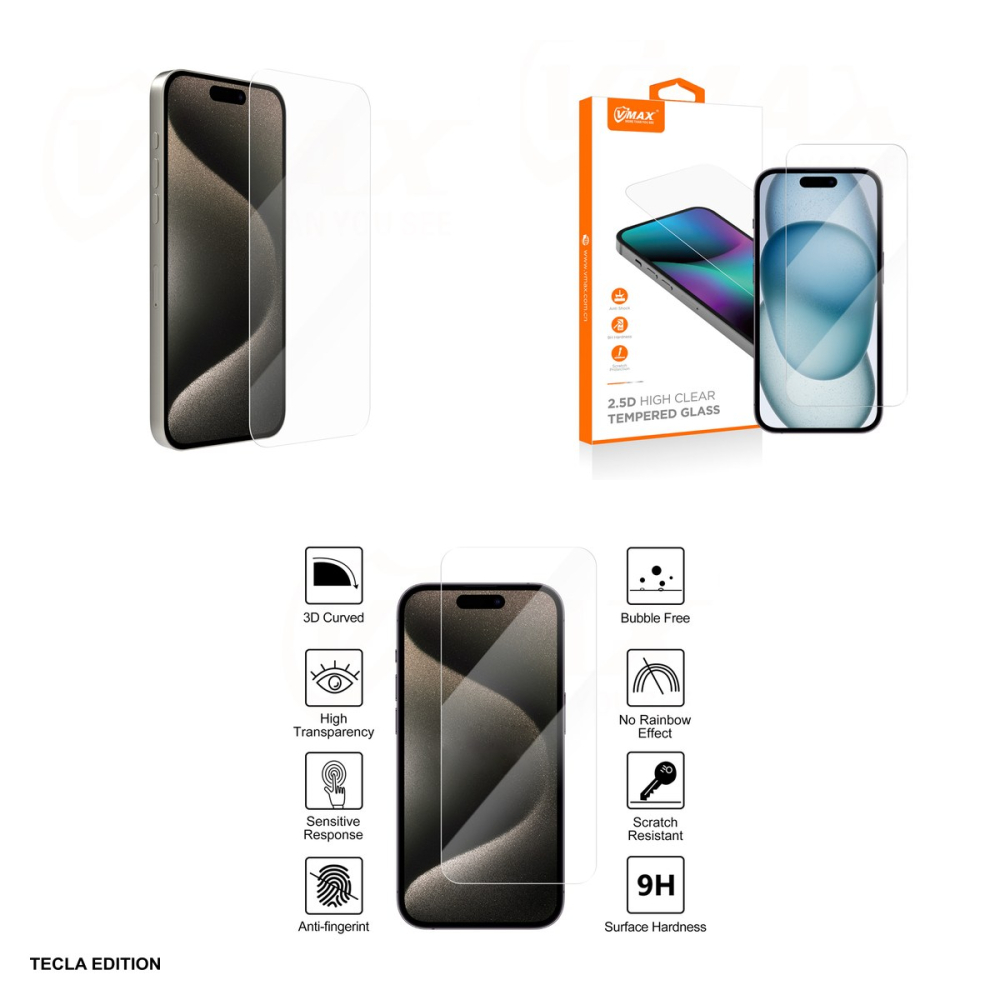 Folie sticla temperata 2,5D VMax pentru Apple iPhone 7 / iPhone 8 [4]