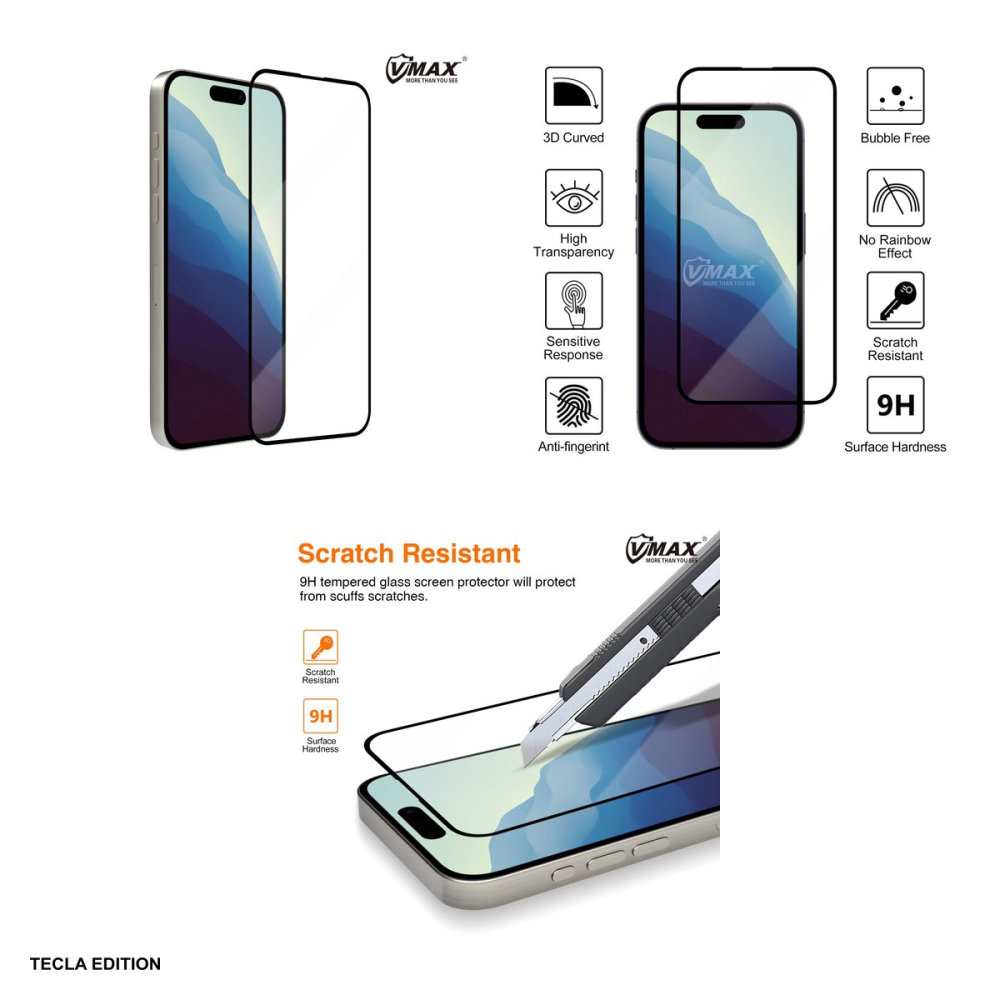 Folie sticla temperata 9D VMax pentru Apple iPhone 14 Plus [4]