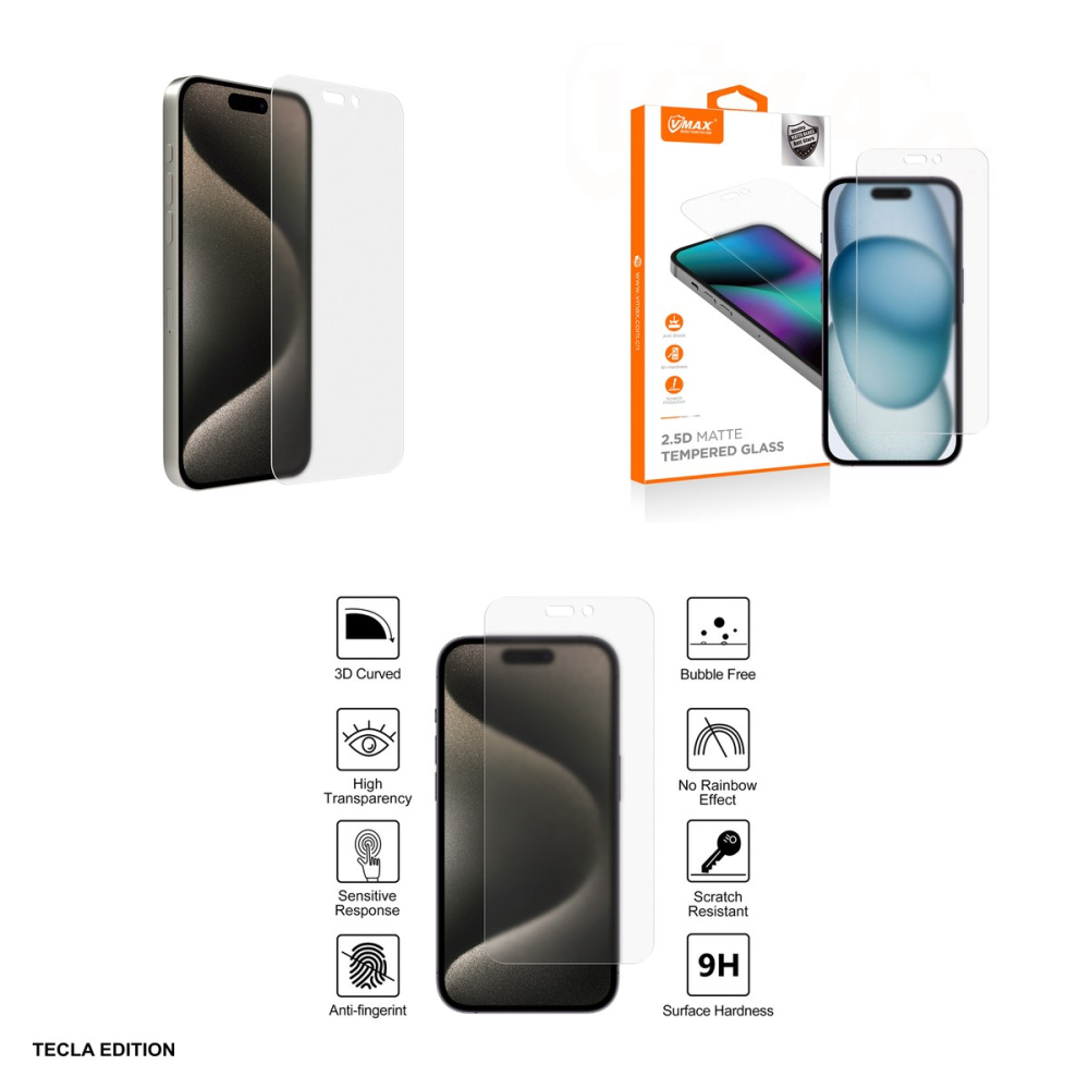Folie sticla temperata mata VMax pentru Apple iPhone 12 / iPhone 12 Pro [4]