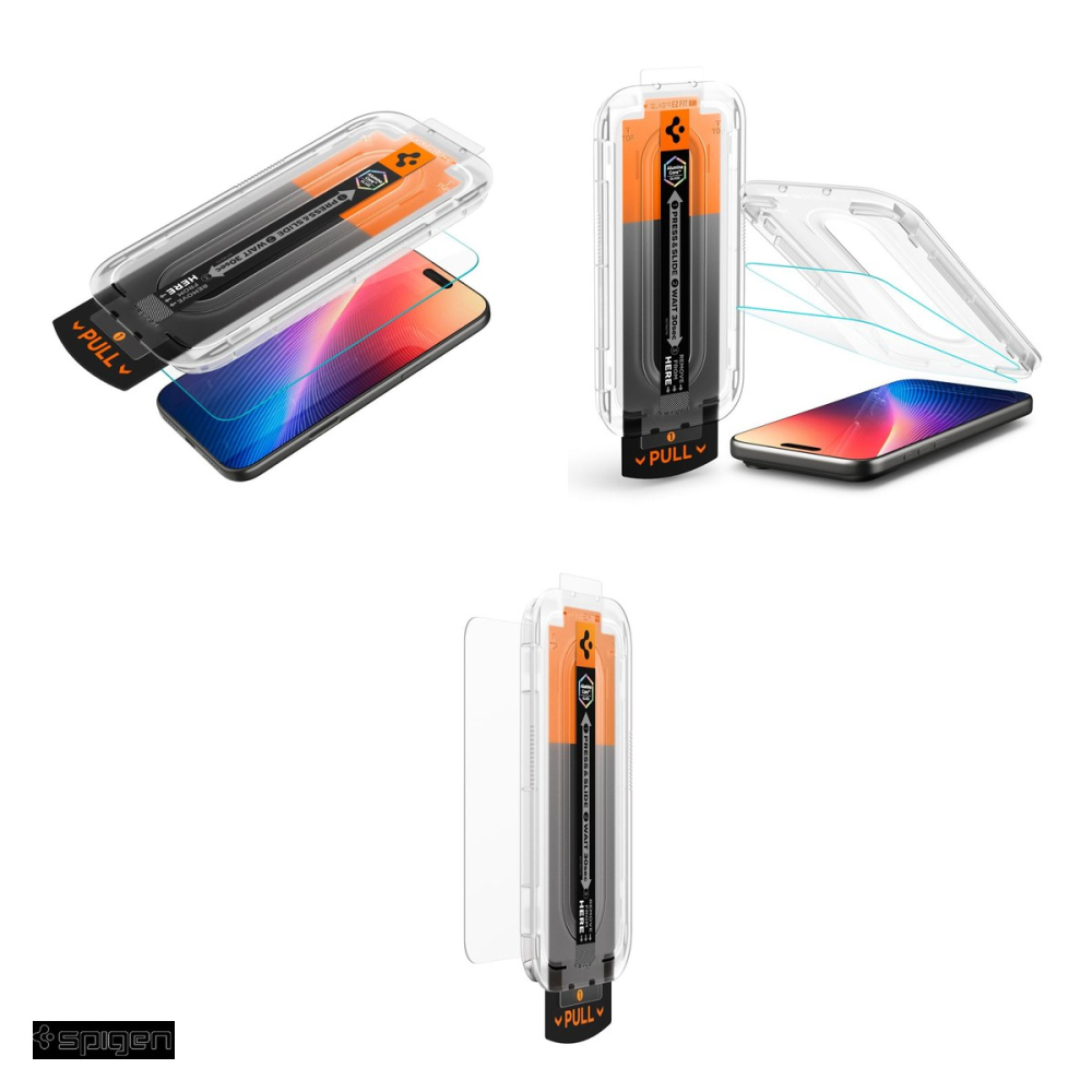 Folie sticla temperata pentru iPhone 16 Pro Max, Spigen, Glas.Tr Ez Fit Pro [4]
