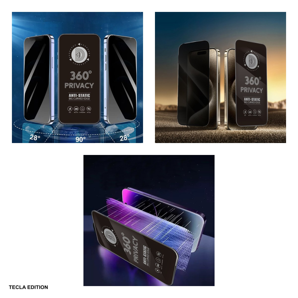 Folie sticla temperata pentru Samsung Galaxy A07 5G, Privacy, 9H, 360 [4]