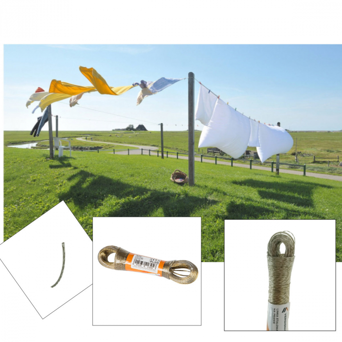 Sfoara rufe cu lungime de 30 m, din otel izolat, grosime 2mm, 41547, transpareta [5]