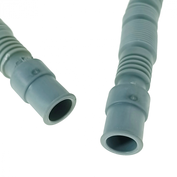 Furtun extensibil evacuare, scurgere pentru masina de spalat, FEE-1.5, 1.5m lungime, 2.5cm diametru, gri [6]