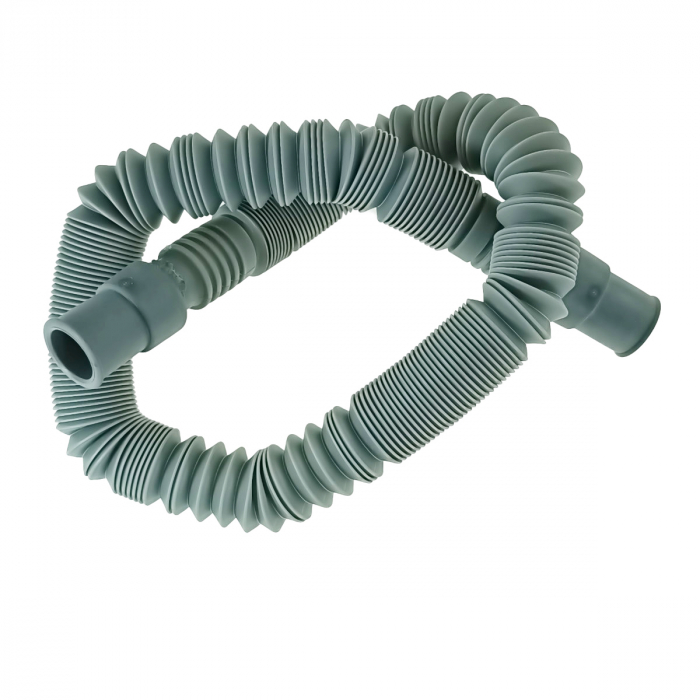 Furtun extensibil evacuare, scurgere pentru masina de spalat, FEE-1.5, 1.5m lungime, 2.5cm diametru, gri [2]