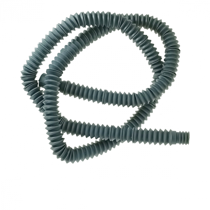 Furtun extensibil evacuare, scurgere pentru masina de spalat, FEE-2M, 2m lungime, 2.4-2.8cm diametru, gri [3]