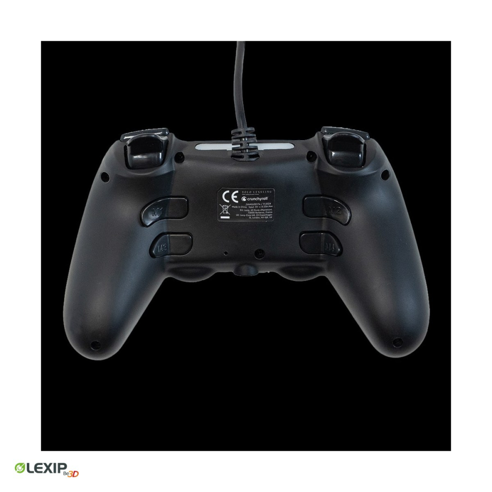 Gamepad cu fir Lexip Hunter Guild, Solo Leveling, 4 padele programabile, touchpad, iesire jack 3,5 mm, pentru PS4 si PC, JVAMUL00174 [4]
