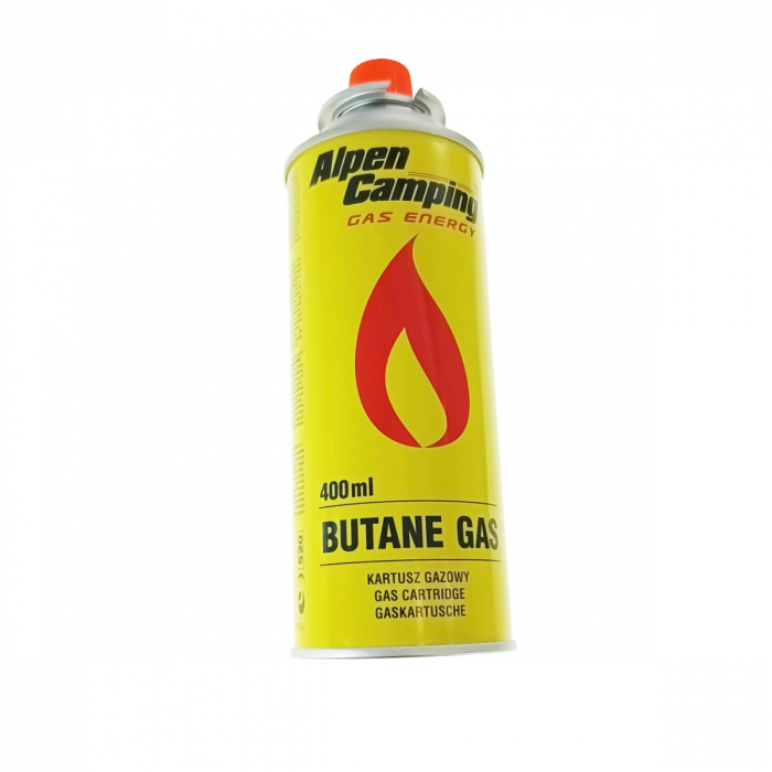 Gaz universal camping, Alpen, 400ml, recipient din metal [3]