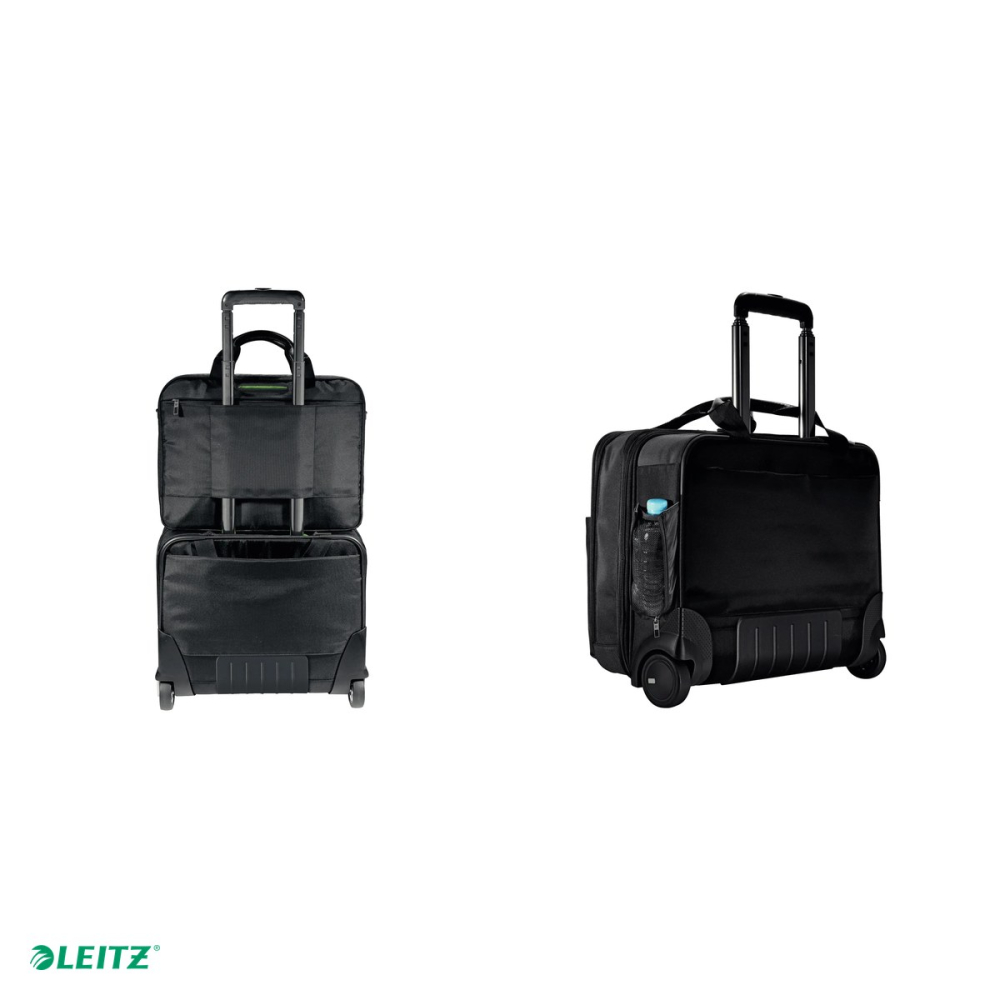 Geanta business cu 2 rotile Leitz Complete Smart Traveller, pentru cabina avionului, neagra [5]