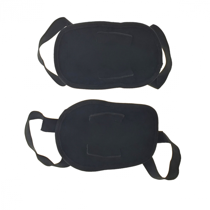 Genunchiere de protectie, marime universala, cu prindere ajustabila, set 2 bucati, negre [4]