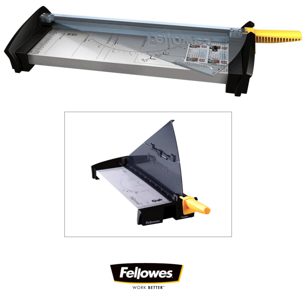 Ghilotina cu parghie, Fellowes Fusion A3, pentru birouri mici, taiere A3, capacitate 10 coli, sistem SafeCut Guard [4]