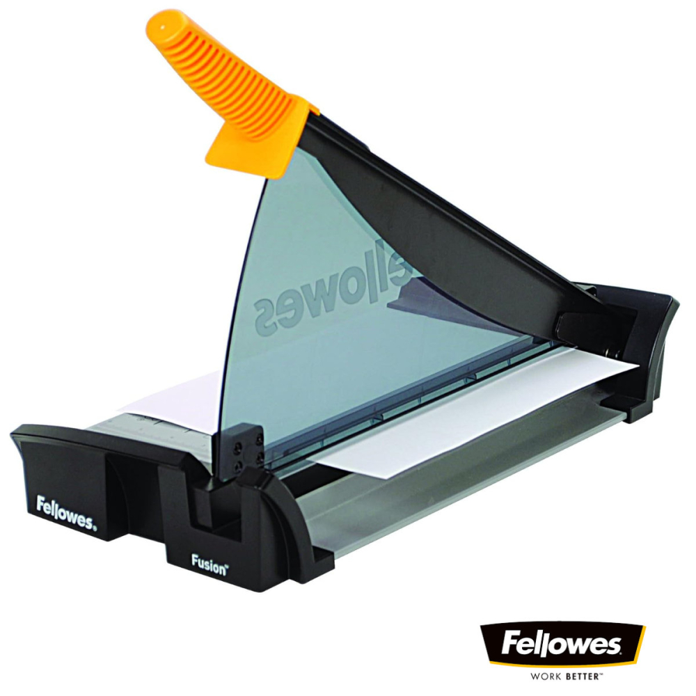 Ghilotina cu parghie, Fellowes Fusion A4, pentru birouri mici, taiere A4, capacitate 10 coli, sistem SafeCut Guard [2]