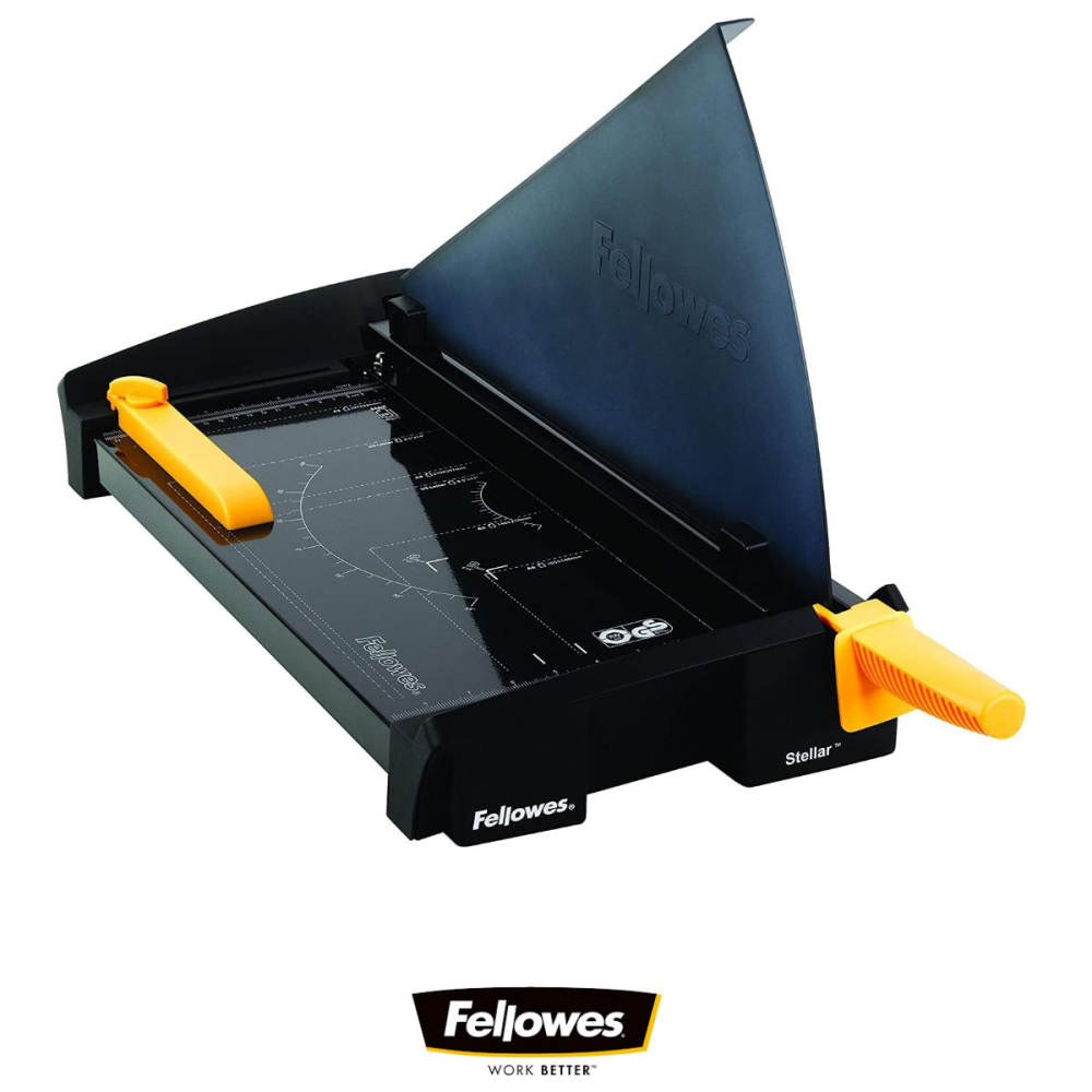 Ghilotina cu parghie, Fellowes Stellar A3, pentru birou, taiere A3, capacitate 20 coli, sistem SafeCut Guard [3]