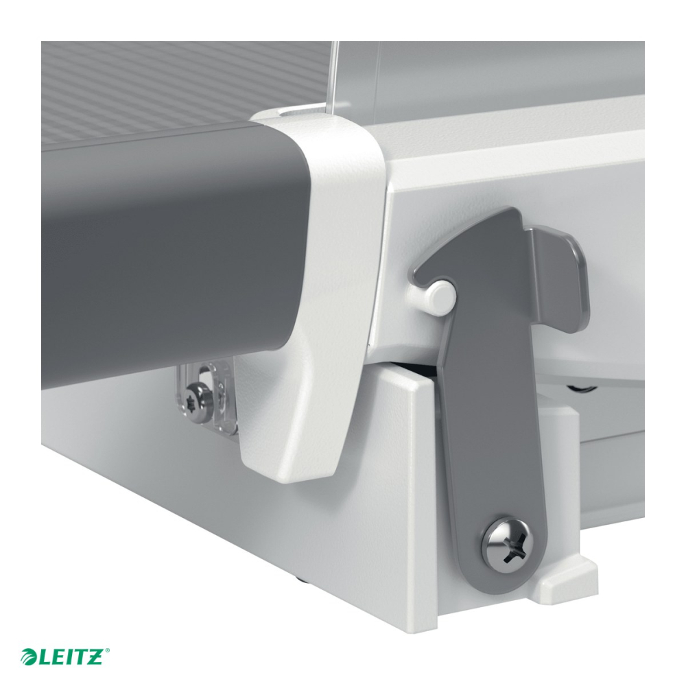 Ghilotina cu parghie Leitz Office Precision A4 Maxi, 15 coli de 80 g/mp, lama din otel inoxidabil, iluminare EdgeGlow a liniei de taiere, 299x344x571 mm [6]