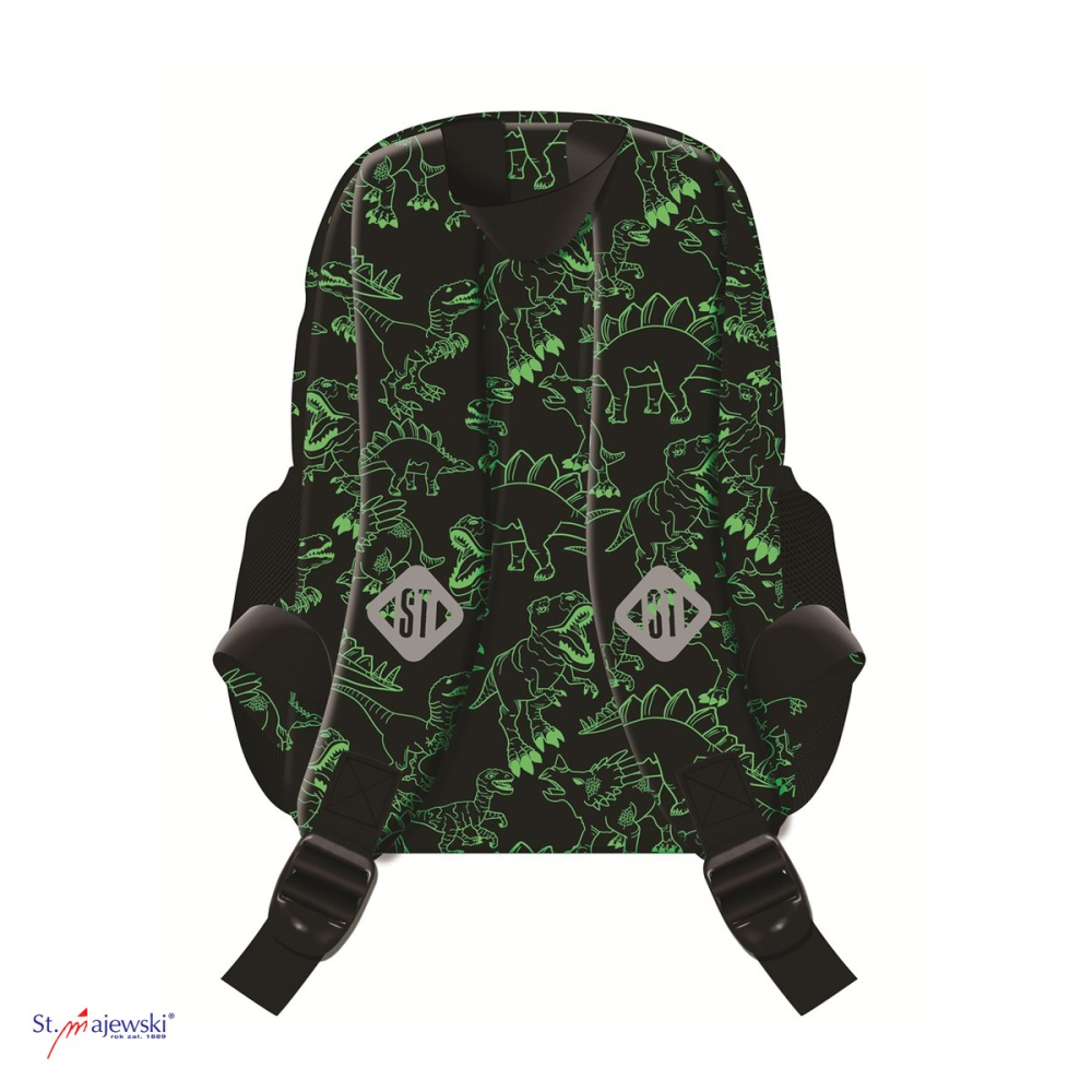 Ghiozdan pentru gradinita St.Majewski St.Right BP-70 Reflective T-Rex, 32x22x11.5 cm, 8.5 l [4]