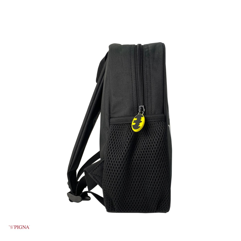 Ghiozdan Pigna Mini Batman, pentru prescolari, negru-alb, negru, 28x24 mm [4]