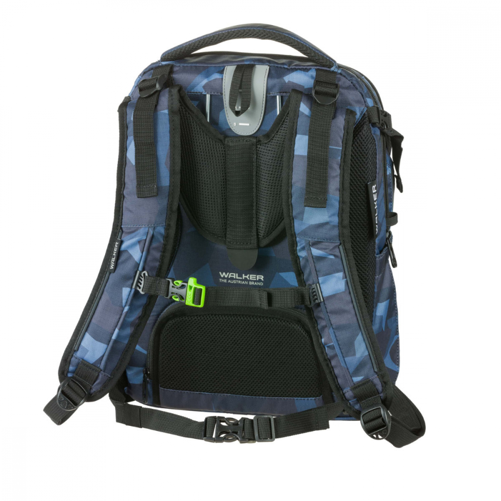 Ghiozdan scolar pentru adolescenti, Elite 2.0 Camo Anthrazit, produs Walker by Schneiders, 32 x 46 x 20 cm, camo gri [2]