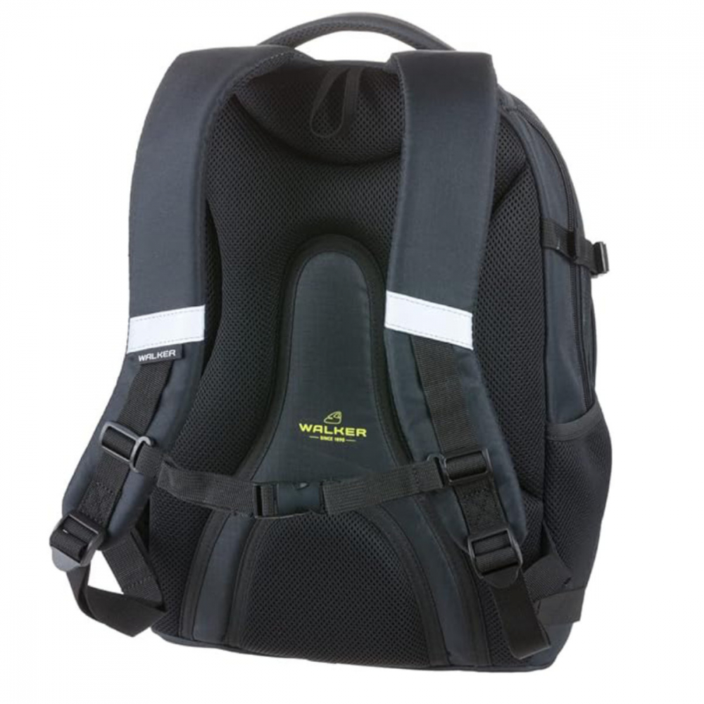 Ghiozdan scolar pentru adolescenti, Fame 2.0 Uni Dark Grey, produs Walker by Schneiders, 30 x 44 x 20 cm [2]