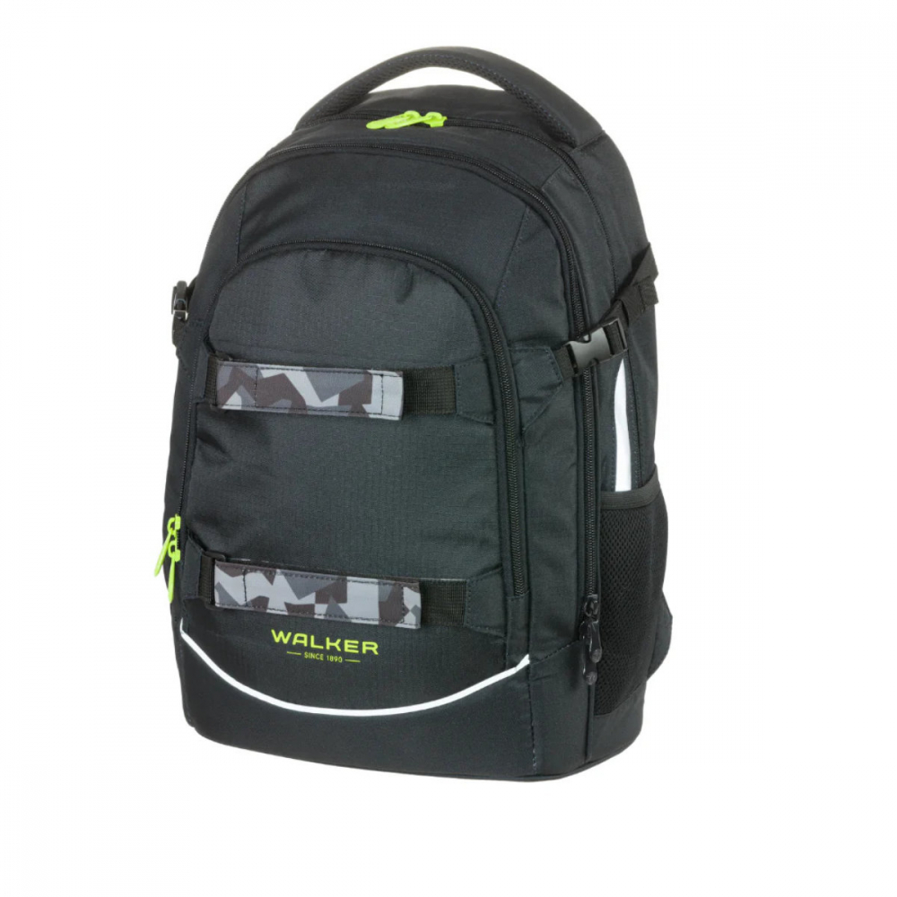 Ghiozdan scolar pentru adolescenti, Fame 2.0 Uni Dark Grey, produs Walker by Schneiders, 30 x 44 x 20 cm [1]