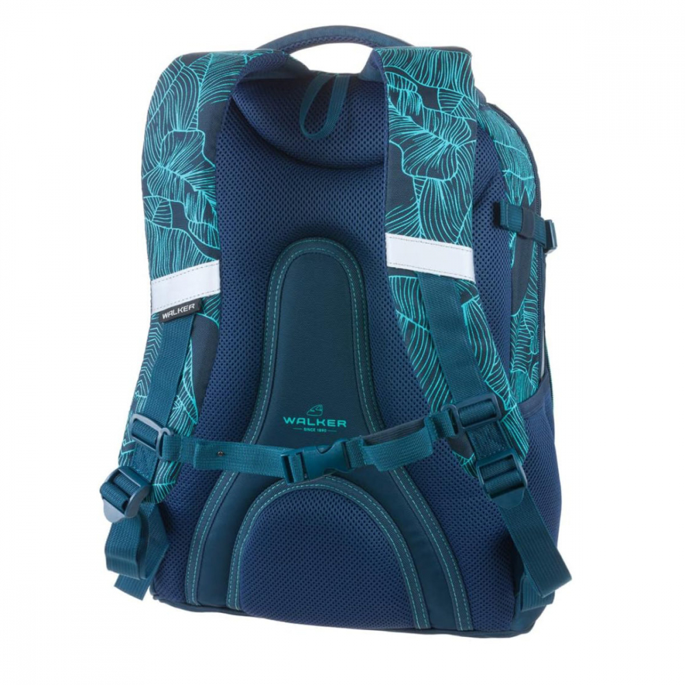Ghiozdan scolar pentru fete, Fame 2.0 Glow in Dark Petrol, produs Walker by Schneiders, 30 x 44 x 20 cm [2]