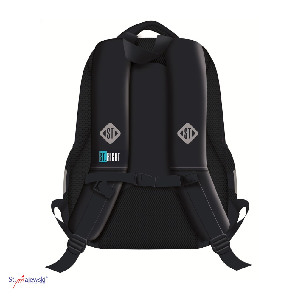 Ghiozdan St.Majewski St.Right BP-26 Blue T-Rex pentru clasa 0, 39x27x17 cm, 20 l [4]