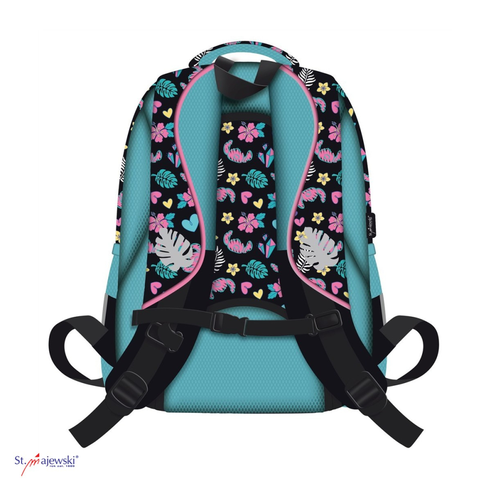 Ghiozdan St.Majewski St.Right BPL-58 Stitch That's Me pentru clasele I-IV, 40x28x18 cm, 22 l, negru multicolor [4]