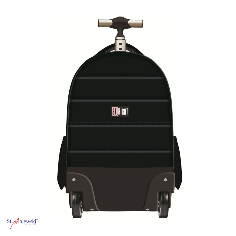 Ghiozdan troller St.Majewski St.Right TB-01 Be Capy, 44x32x25 cm, 26 l, negru [4]