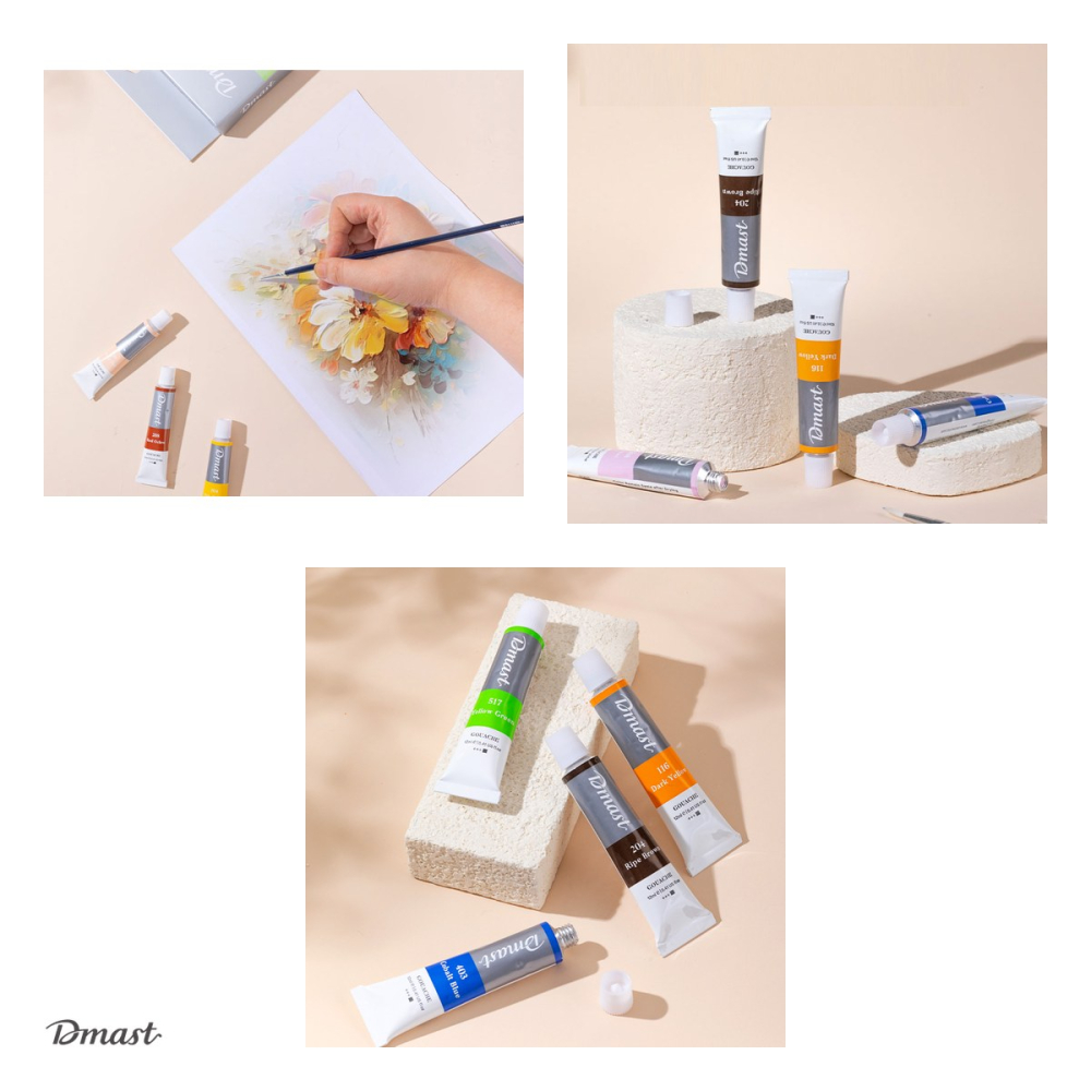 Guase Dmast by Pebeo, 36 culori 12 ml, asortate [4]