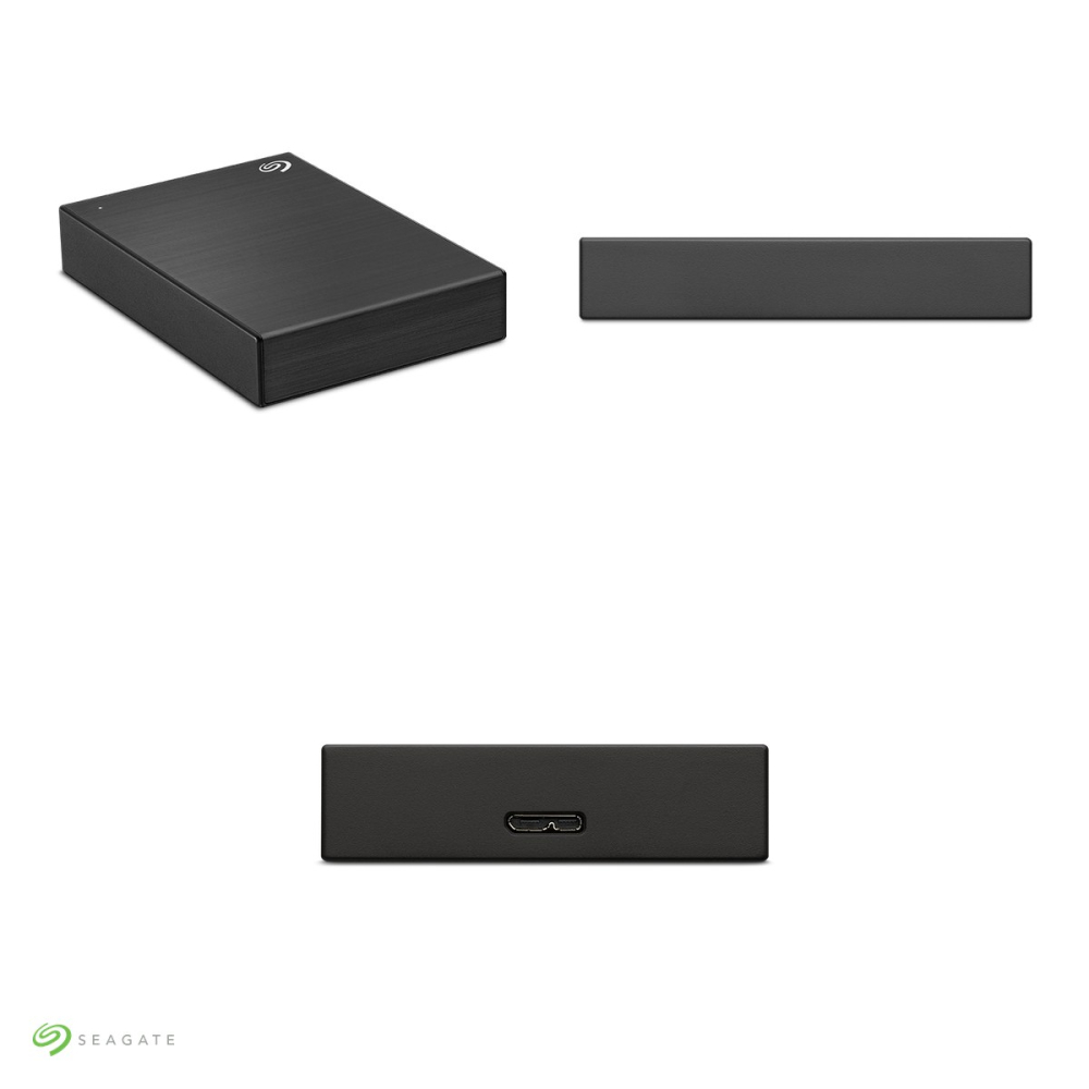 Hard disk extern portabil Seagate One Touch with Password, 2 TB, USB 3.0, criptare hardware cu parola, carcasa din metal periat, negru, STKY2000400 [5]