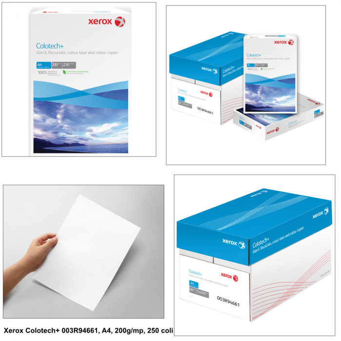 Hartie copiator Xerox Colotech, A4, 200g/mp, 250 coli/top [2]