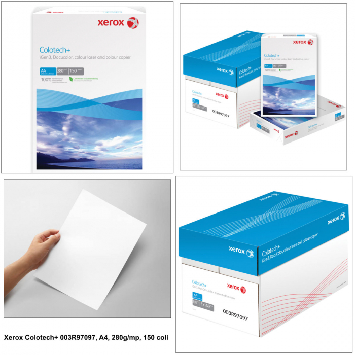 Hartie copiator Xerox Colotech, A4, 280g/mp, 150 coli/top [2]