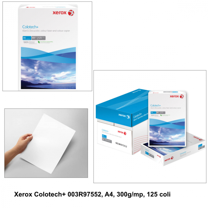Hartie copiator color Xerox Colotech, A4, 300g/mp, 125 coli/top [2]