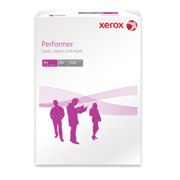 Hartie copiator Xerox Performer A4, 80g/mp, 5 topuri/cutie [3]