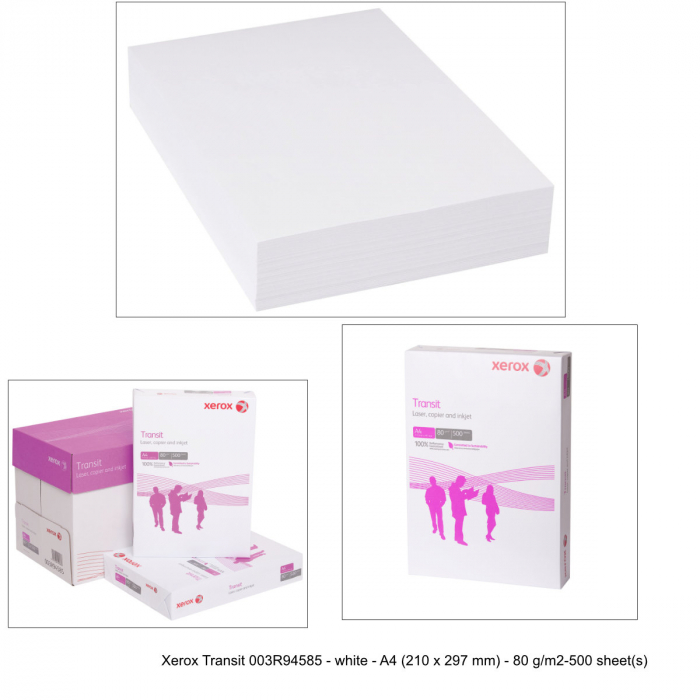 Hartie copiator Xerox Transit 003R94585, A4, 80g/mp, 500 coli [3]