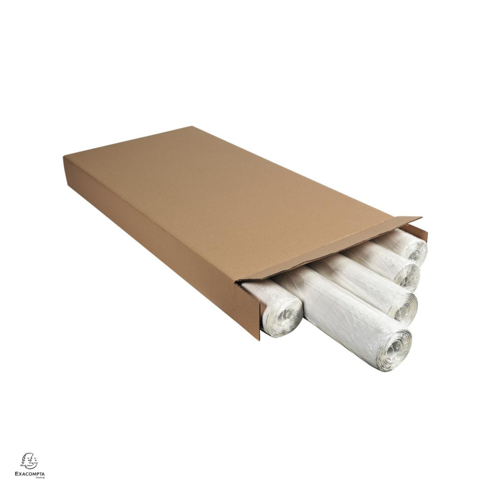 Hartie pentru flipchart Exacompta, liniatura matematica, 60 g/mp, 40 de file, 65x100 cm [4]