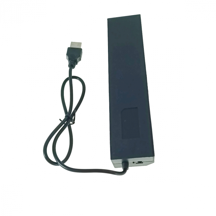 Hub USB 2.0 cu 7 porturi, Blow 09884, LED, buton on/off, lungime cablu 44cm, negru [3]