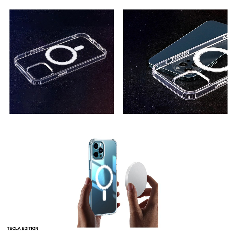 Husa Anti Shock 1 5 mm Mag big hole pentru Apple iPhone 11, Carcasa magnetica, Transparent [6]