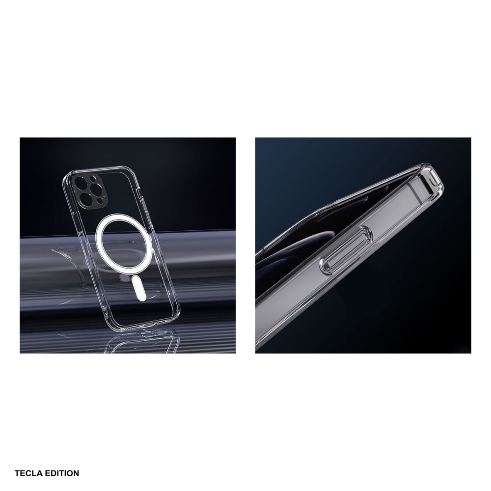 Husa Anti Shock 1 5 mm Mag camera pentru Apple iPhone 13 Pro, Carcasa magnetica, Transparent [5]