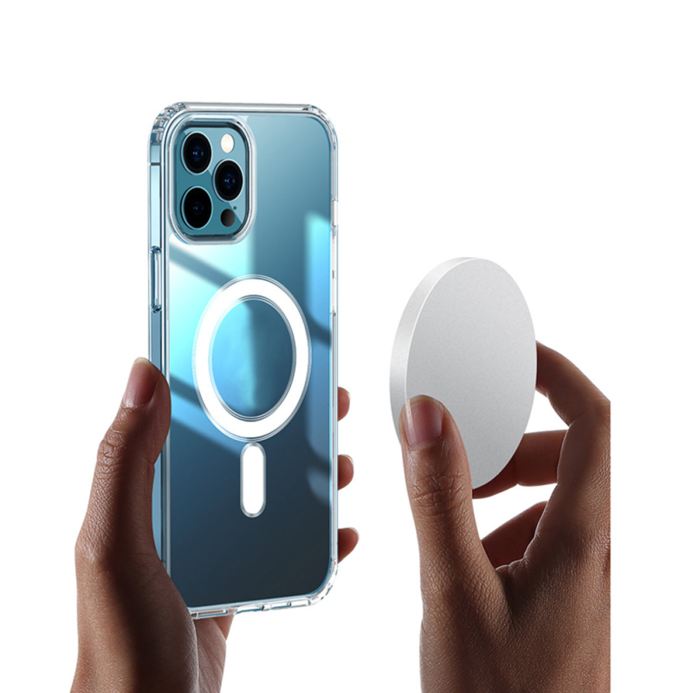 Husa Anti Shock pentru iPhone 17 Pro, Compatibila MagSafe 2000Gs, Transparenta cu Strat Interior Texturat, Protectie Zilnica si Calatorii [5]