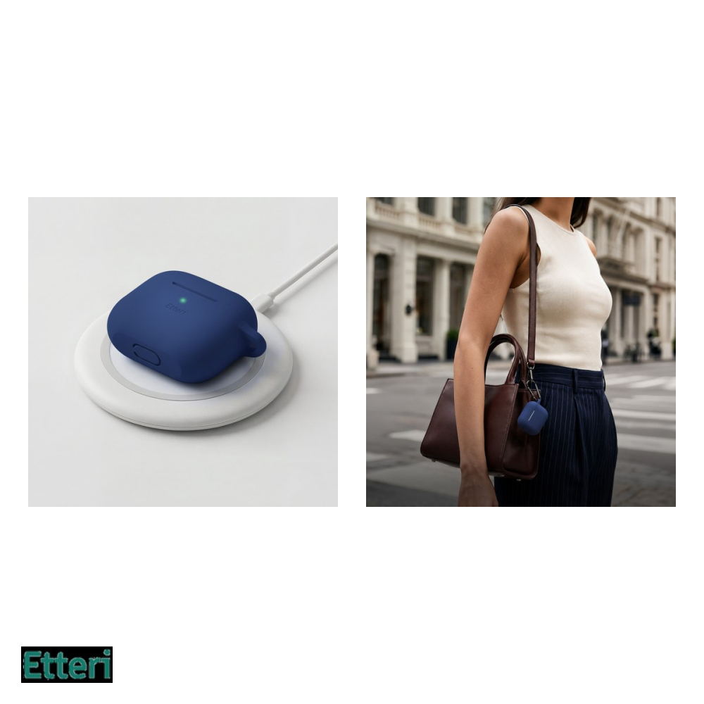 Husa casti Etteri pentru AirPods 3, Bleumarin [5]